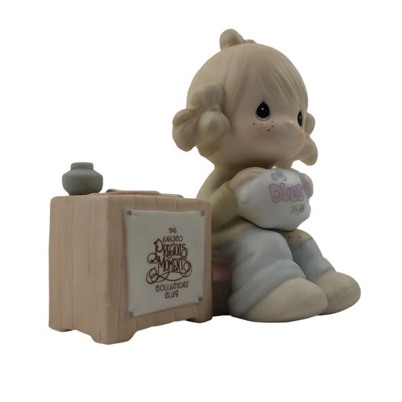 Precious Moments Collectors Club Figurine E 0404 Enesco Porcelain 1983 Dues - Picture 2 of 10